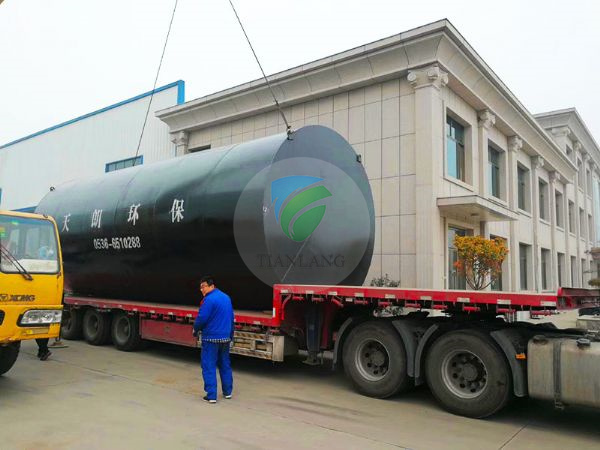 Jining circular buried sewage treatment equipment delivery